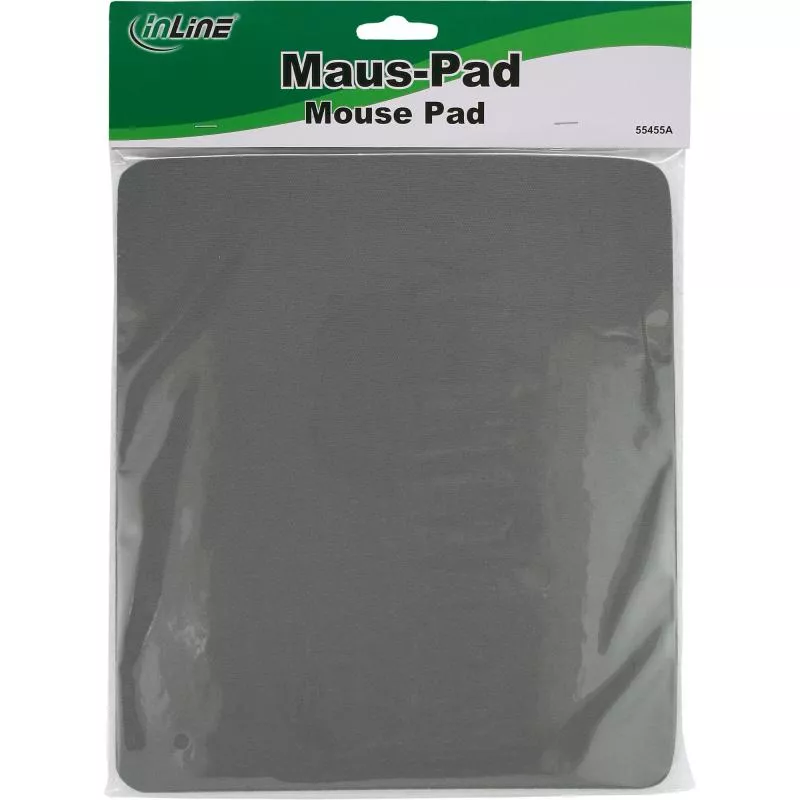 InLine® Maus-Pad grau 250x220x6mm