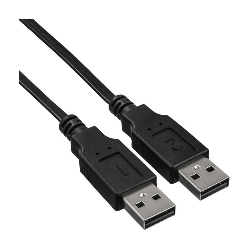InLine® USB KM-Umschalter 2 PCs für Tastatur Maus mit Maus-Transfer zwischen den Monitoren