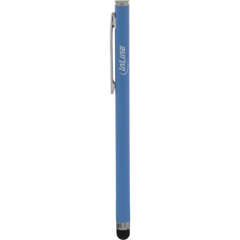 InLine® Stylus Stift für Touchscreens von Smartphone und Tablet blau