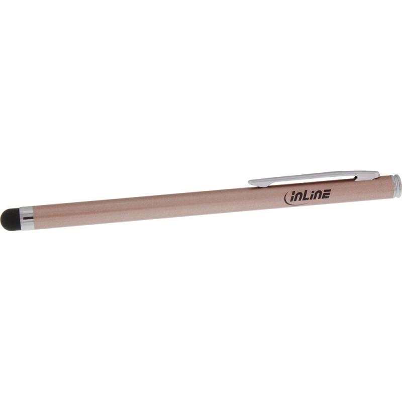 InLine® Stylus Stift für Touchscreens von Smartphone und Tablet rose