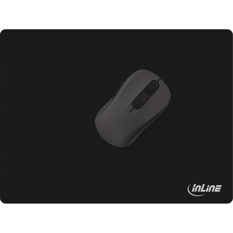 InLine® Maus-Pad Soft Gaming Pad 350x260x3mm schwarz