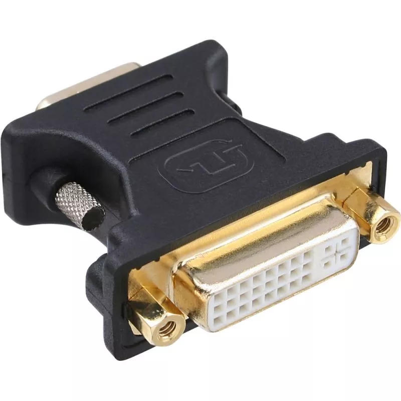 InLine® DVI-A Adapter Analog 24+5 Buchse auf 15pol HD Stecker (VGA) vergoldet InLine® DVI-A Adapter Analog 24+5 Buchse auf 15pol HD Stecker (VGA) vergoldet