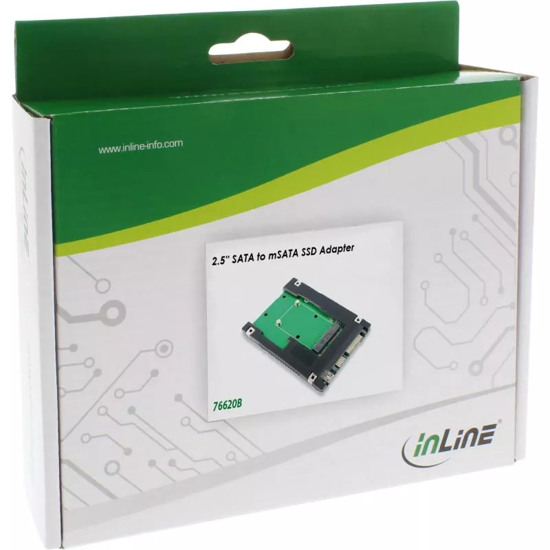 InLine® Laufwerksadapter 2,5" SATA auf mSATA SSD