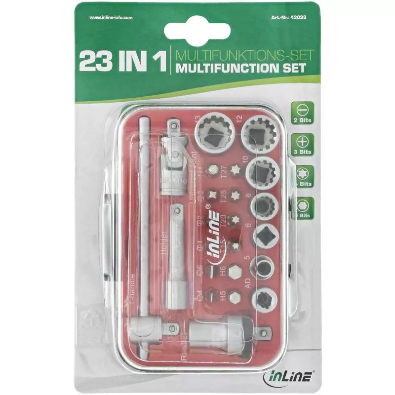 InLine® Multifunktions-Set 23in1