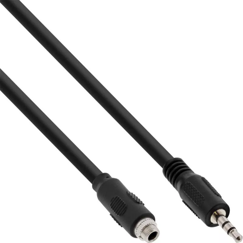 InLine® Audio Adapterkabel 3,5mm Stereo Stecker/Einbaubuchse mit Gewinde 0,6m InLine® Audio Adapterkabel 3,5mm Stereo Stecker/Einbaubuchse mit Gewinde 0,6m