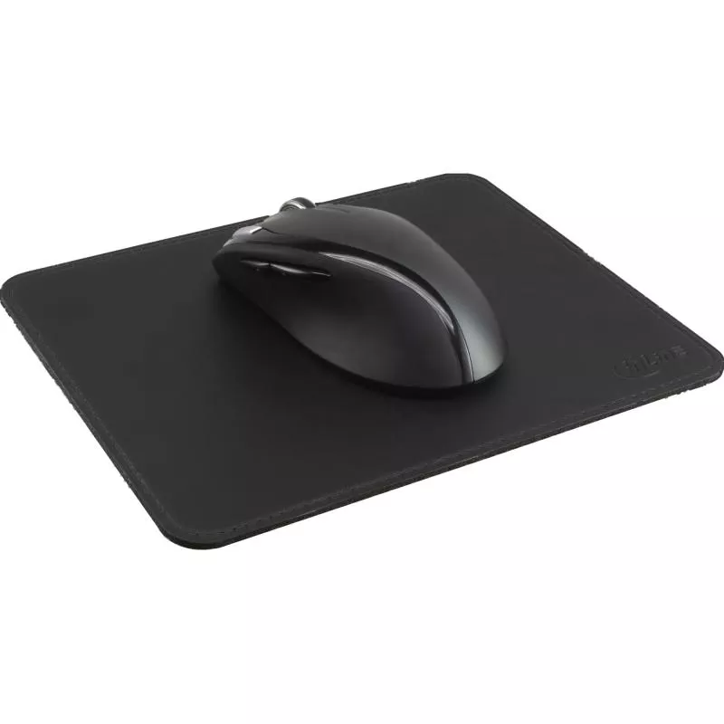 InLine® Maus-Pad Premium Kunstleder schwarz 255x220x3mm