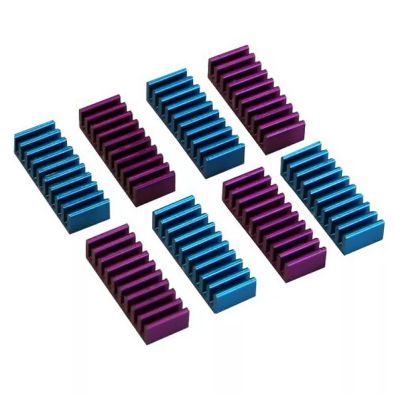 InLine® RAM-Kühler selbstklebende Kühlrippen 8 Stück