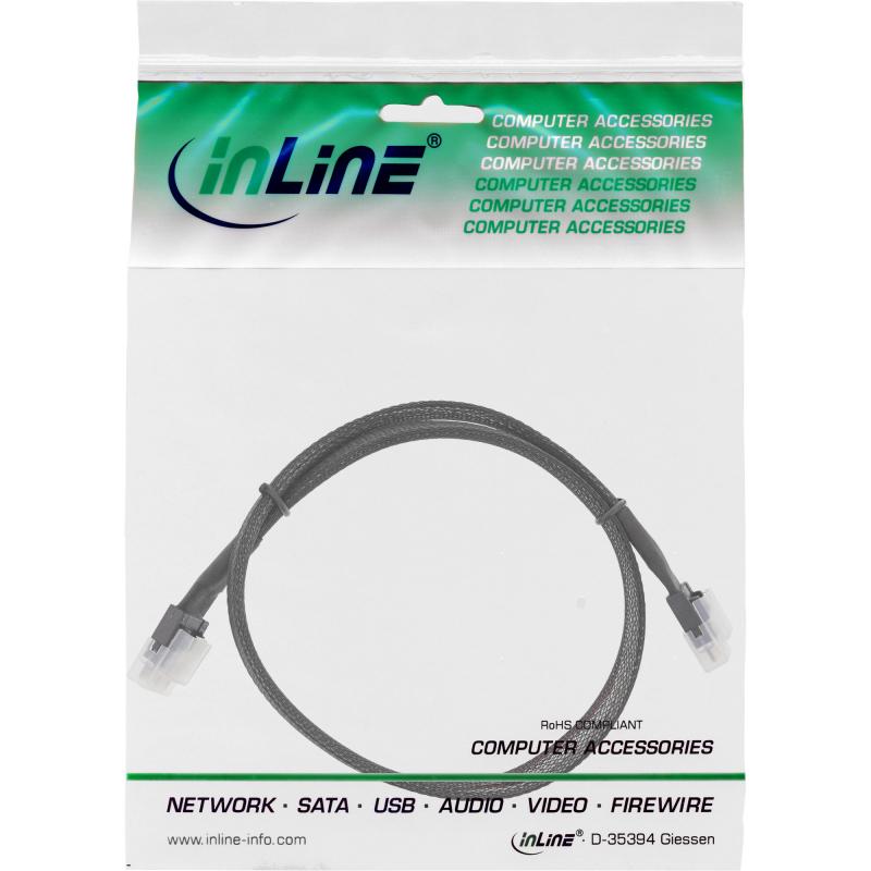 InLine® Slim SAS Kabel SFF-8654 zu SFF-8654 24Gb/s 0,5m