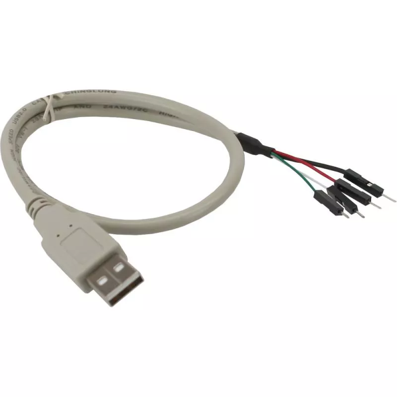 InLine® USB 2.0 Adapterkabel Stecker A auf Pfostenanschluss 0,4m