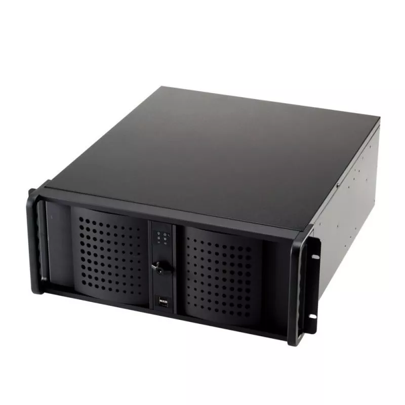 FANTEC TCG-4860KX07-1 4HE 19"-Servergehäuse ohne Netzteil 528mm tief