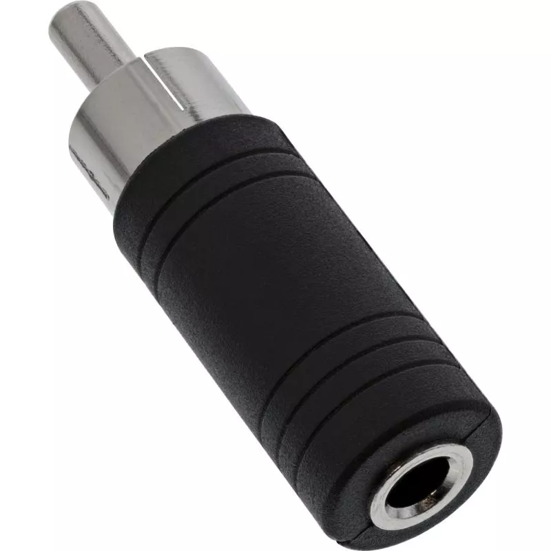 InLine® Audio Adapter Cinch Stecker auf 3,5mm Klinke Buchse Mono InLine® Audio Adapter Cinch Stecker auf 3,5mm Klinke Buchse Mono