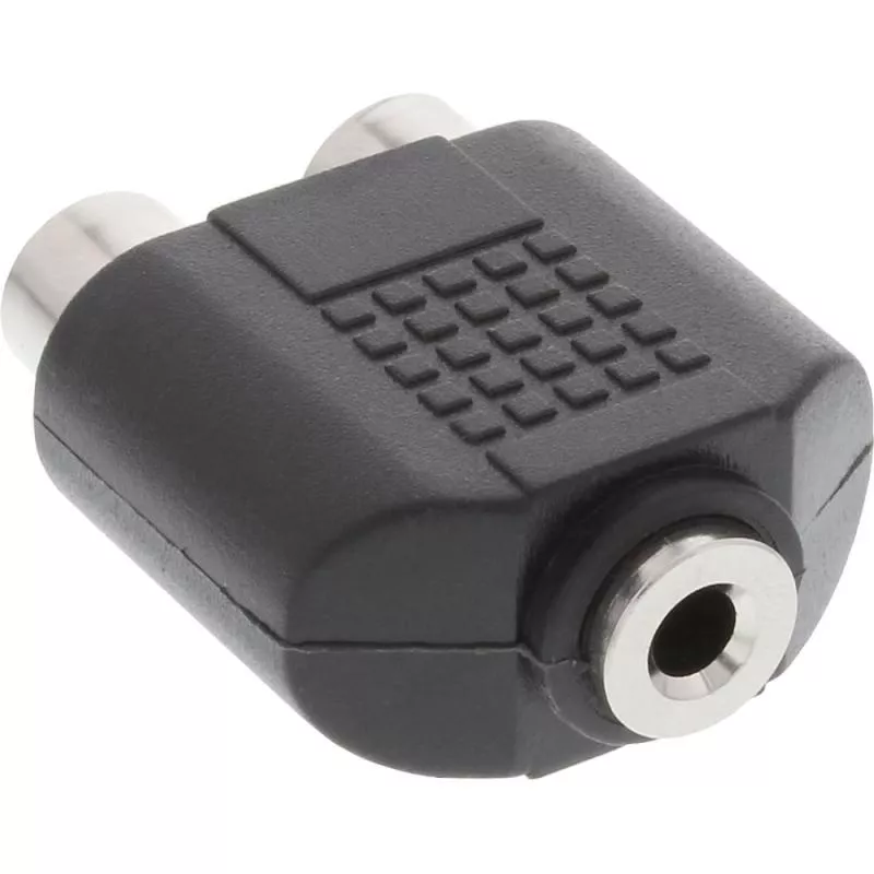 InLine® Audio Adapter 3,5mm Klinke Buchse Mono an 2x Cinch Buchse InLine® Audio Adapter 3,5mm Klinke Buchse Mono an 2x Cinch Buchse