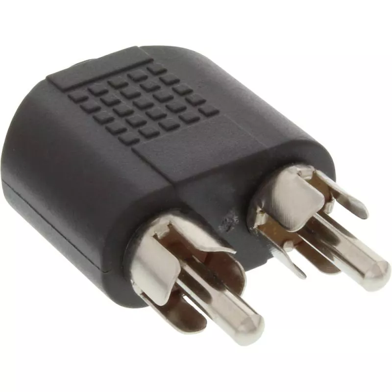 InLine® Audio Adapter 3,5mm Klinke Buchse Stereo an 2x Cinch Stecker InLine® Audio Adapter 3,5mm Klinke Buchse Stereo an 2x Cinch Stecker
