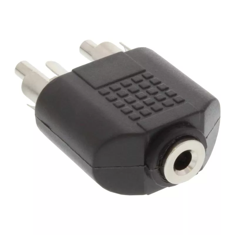 InLine® Audio Adapter 3,5mm Klinke Buchse Stereo an 2x Cinch Stecker InLine® Audio Adapter 3,5mm Klinke Buchse Stereo an 2x Cinch Stecker