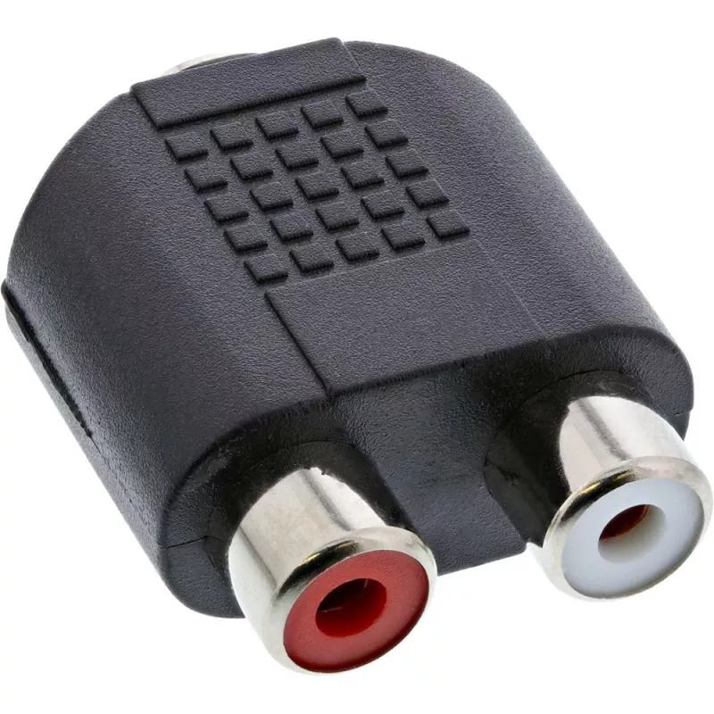 InLine® Audio Adapter 3,5mm Klinke Buchse Stereo an 2x Cinch Buchse InLine® Audio Adapter 3,5mm Klinke Buchse Stereo an 2x Cinch Buchse