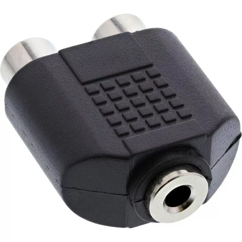 InLine® Audio Adapter 3,5mm Klinke Buchse Stereo an 2x Cinch Buchse InLine® Audio Adapter 3,5mm Klinke Buchse Stereo an 2x Cinch Buchse