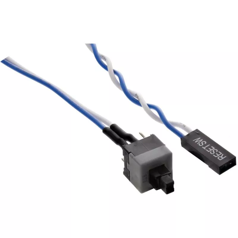 InLine® Strom Reset-Taster mit Kabel 0,3m