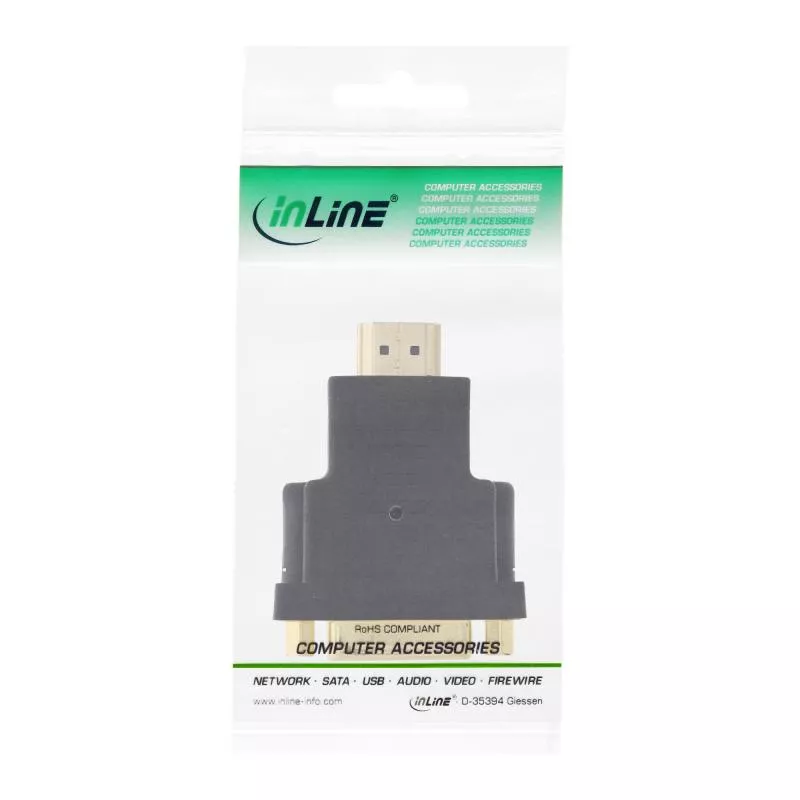 HDMI-DVI Adapter – HDMI Stecker auf DVI Buchse, 4K kompatibel, vergoldete Kontakte HDMI-DVI Adapter – HDMI Stecker auf DVI Buchse, 4K kompatibel, vergoldete Kontakte