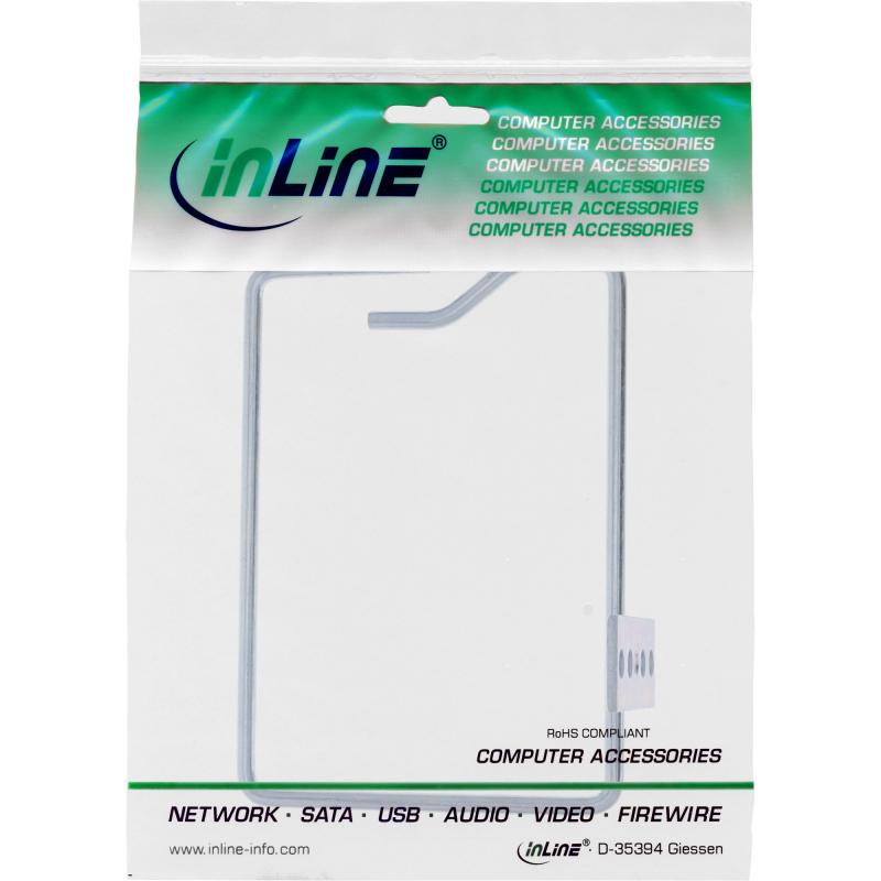 InLine® Kabelbügel Metall verzinkt Öffnung kurze Seite 140x100mm
