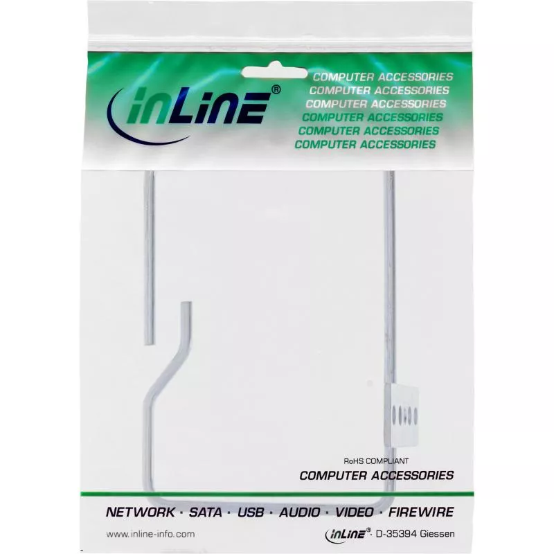 InLine® Kabelbügel Metall verzinkt Öffnung lange Seite 140x100mm