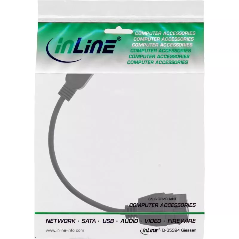 USB 3.2 Keystone-Adapterkabel, USB-A Stecker zu Keystone-Buchse, 0,2 m USB 3.2 Keystone-Adapterkabel, USB-A Stecker zu Keystone-Buchse, 0,2 m