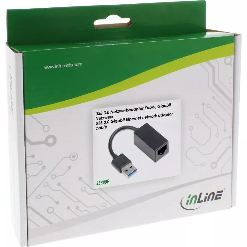 InLine® USB 3.0 Netzwerkadapter Kabel Gigabit Netzwerk