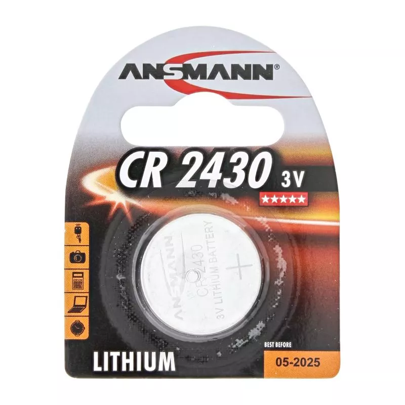 ANSMANN 5020092 Knopfzelle CR2430 3V Lithium