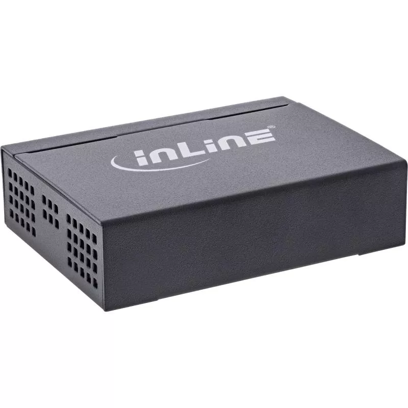 InLine Gigabit Netzwerk Switch 5-Port 1GBit/s Desktop Metallgehäuse lüfterlos