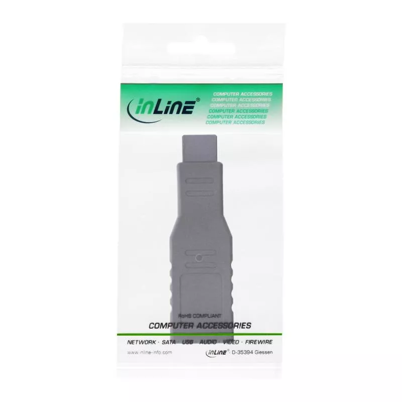 InLine® FireWire Adapter 6pol Buchse / 9pol Stecker