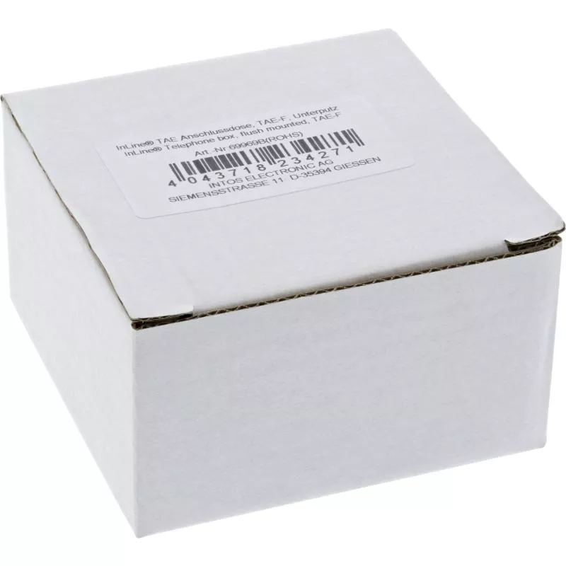 InLine® TAE Anschlussdose TAE-F Unterputz InLine® TAE Anschlussdose TAE-F Unterputz
