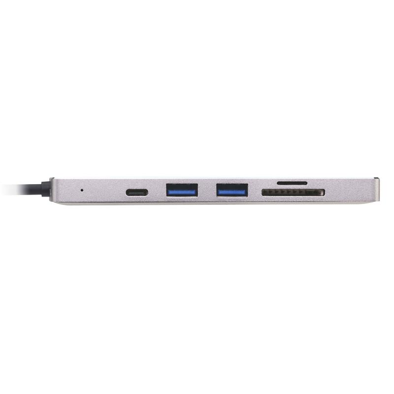 ATEN UH3239 USB-C Multiport Mini-Dockingstation mit Power-Pass-Through