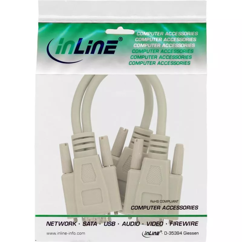 InLine® VGA Y-Adapterkabel VGA Stecker auf 2x VGA Buchse InLine® VGA Y-Adapterkabel VGA Stecker auf 2x VGA Buchse
