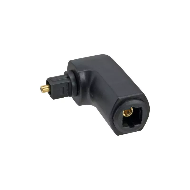 InLine® OPTO Audio Adapter Toslink Buchse / Stecker 90° gewinkelt