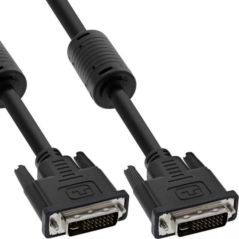 InLine® DVI-I Kabel digital/analog 24+5 Stecker / Stecker Dual Link 1,8m