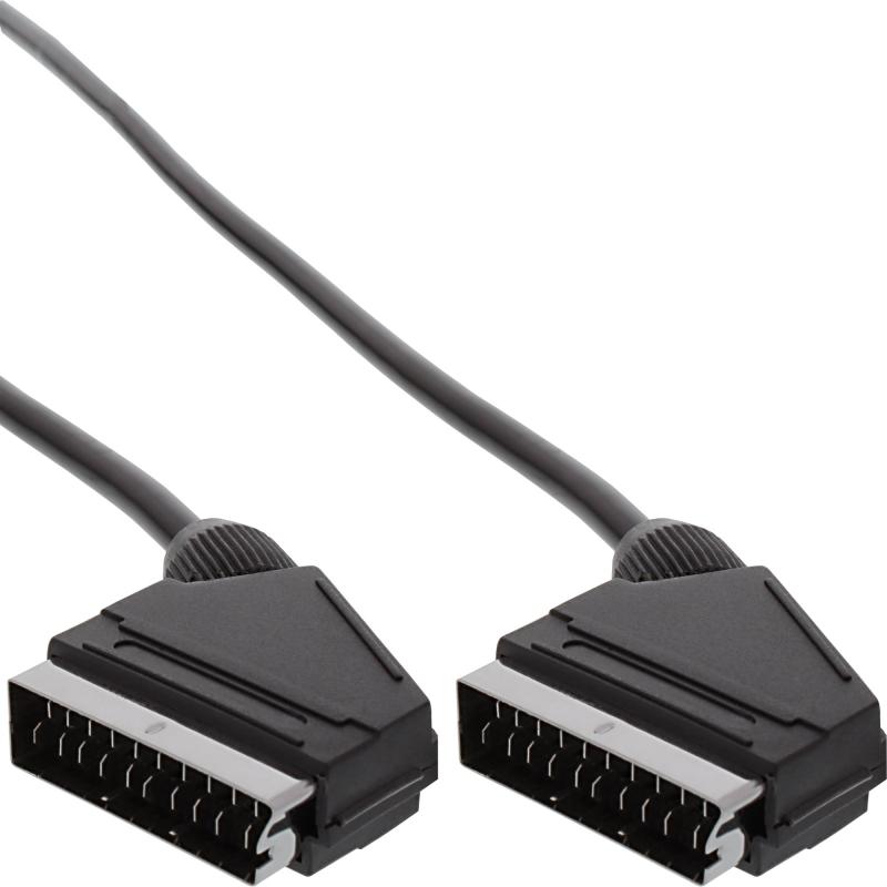 InLine® Scart Anschlusskabel Stecker / Stecker