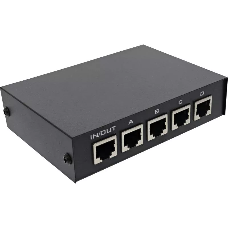 InLine® Data T-Switch ISDN RJ45 1-4