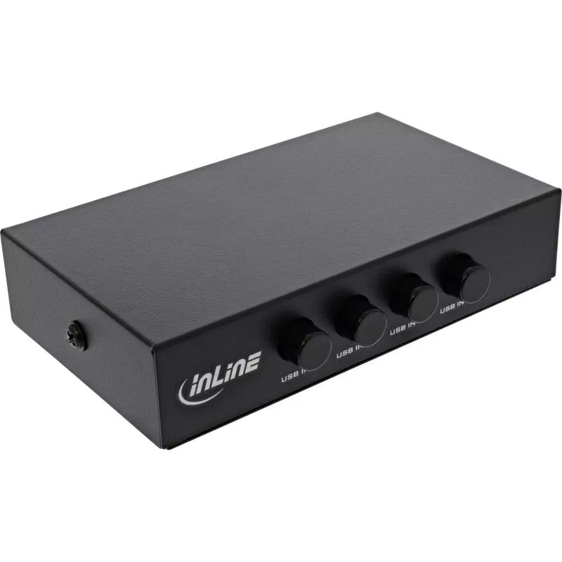 InLine® USB 2.0 Umschalter manuell USB-A Gerät an 4 Computer InLine® USB 2.0 Umschalter manuell USB-A Gerät an 4 Computer