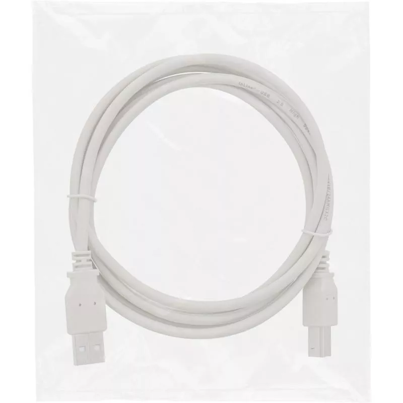 InLine® USB 2.0 Kabel A an B beige 1,8m bulk