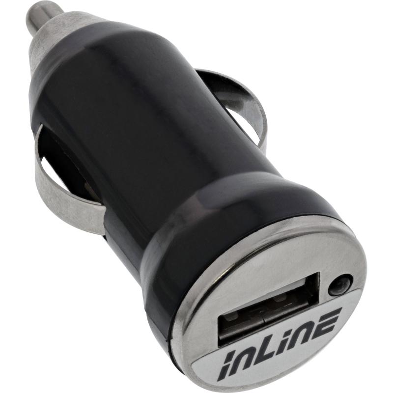 InLine® USB KFZ Ladegerät Stromadapter 12/24VDC zu 5V DC/1A Mini