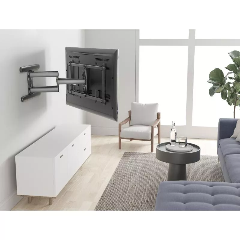 InLine® Premium Aluminium Wandhalterung für Flach-TV (37-80") max. 70kg schwarz