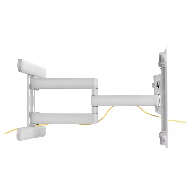 InLine® Premium Aluminium Wandhalterung für Flach-TV (37-80") max. 70kg weiß