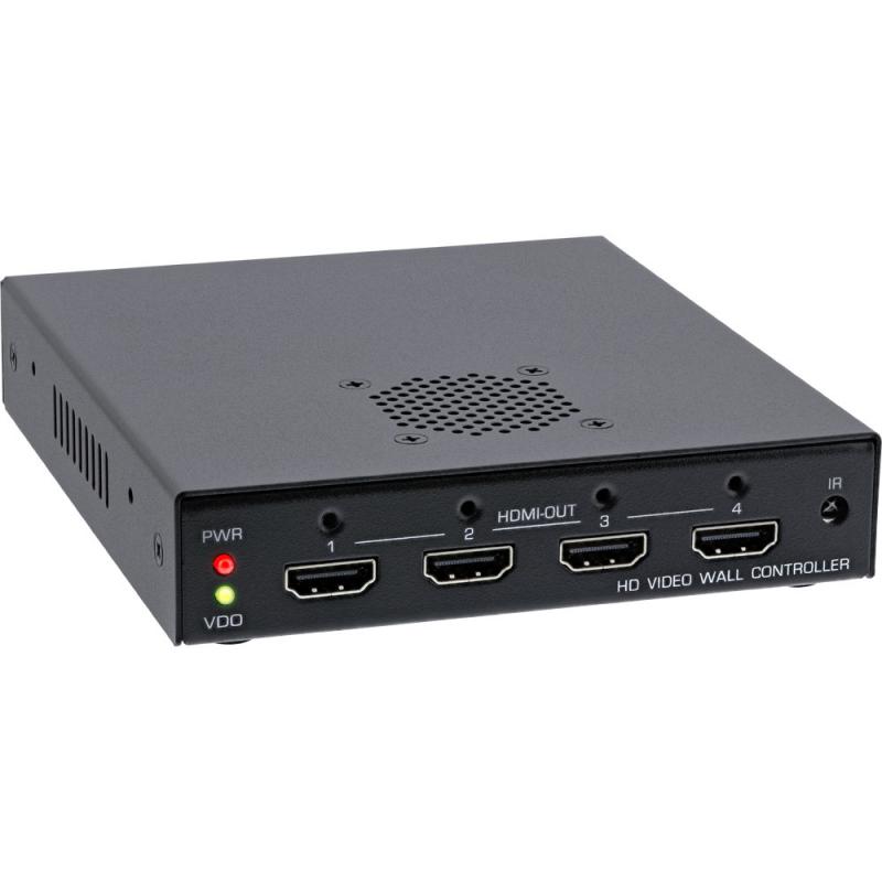 InLine® HDMI Videowand Verteiler 1 auf 4 FullHD