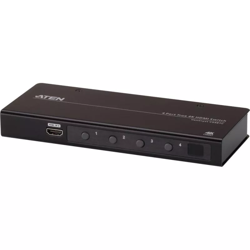 ATEN VS481C Video Switch HDMI 4fach Umschalter True 4K mit Fernbedienung