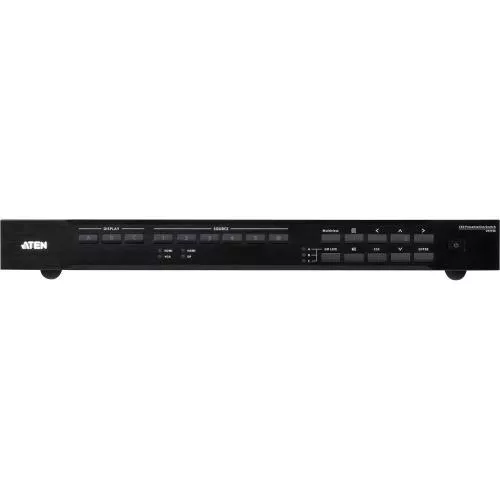 ATEN VP2730 7x3 Seamless Präsentation HDMI Matrix Switch mit Scaler Streaming Audio Mixer und HDBaseT
