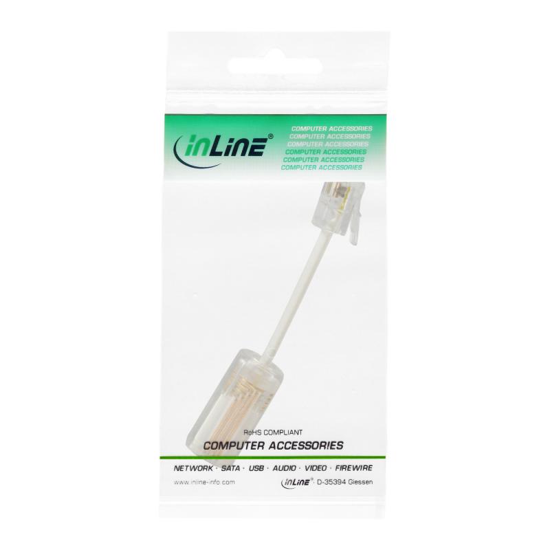 InLine® Twist-Stop Entwirrer für Kabel von Telefonhörer mit Kabel