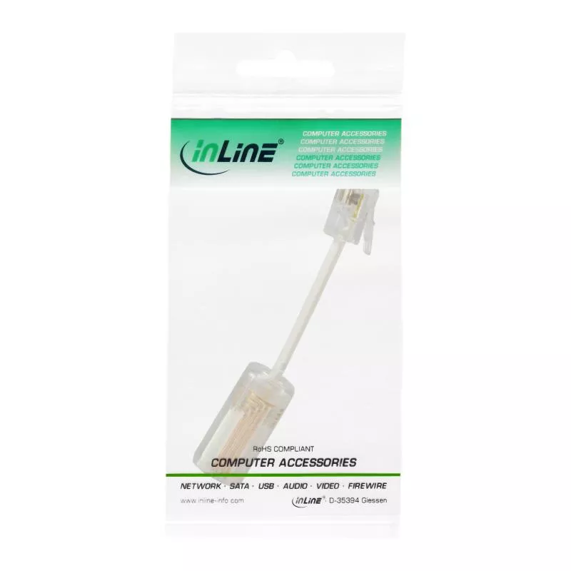 InLine® Twist-Stop Entwirrer für Kabel von Telefonhörer mit Kabel InLine® Twist-Stop Entwirrer für Kabel von Telefonhörer mit Kabel
