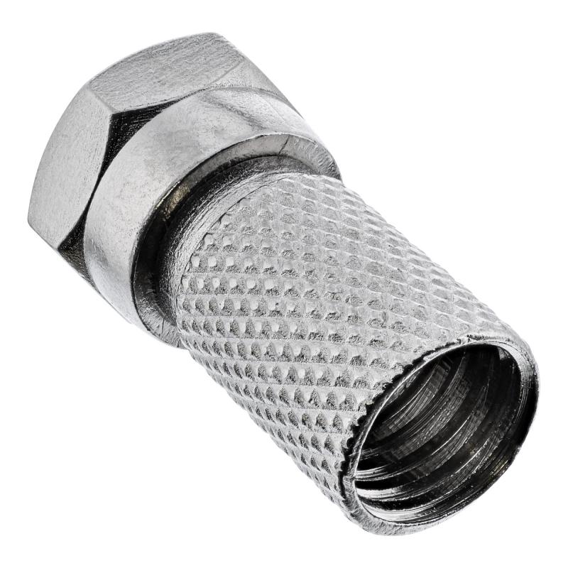 InLine® F-Stecker für Koaxialkabel mit Aussenmantel 7,5mm