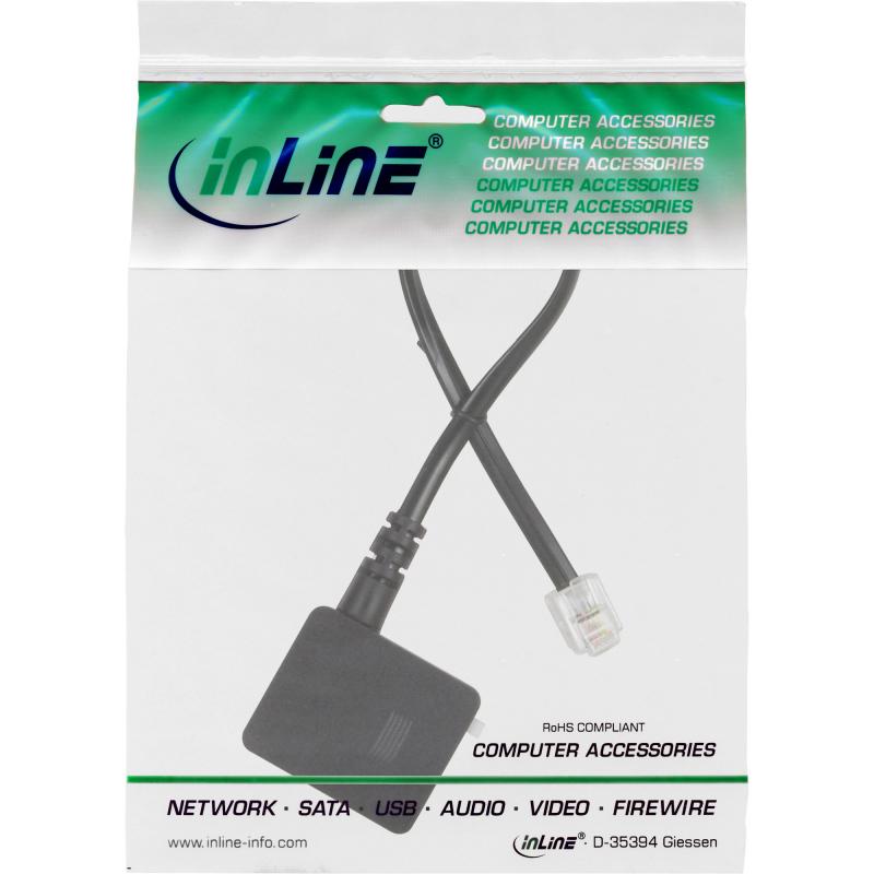 InLine® TAE Adapterkabel RJ11 Stecker auf TAE-N Buchse