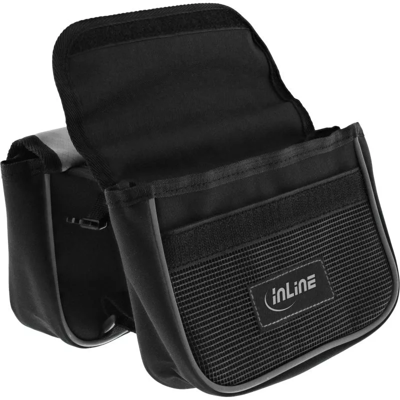 InLine® Sport Fahrradtasche Multi zur Montage auf den Rahmen schwarz