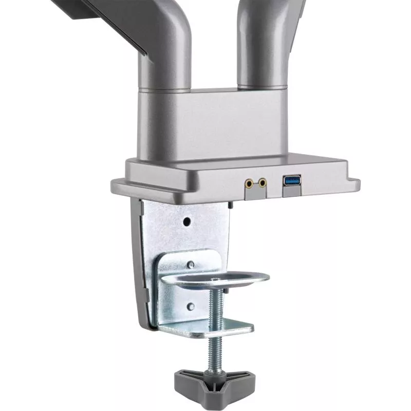InLine® Tischhalterung mit Lifter und USB/Audio beweglich für zwei Monitore bis 81cm (32") max. 9kg InLine® Tischhalterung mit Lifter und USB/Audio beweglich für zwei Monitore bis 81cm (32") max. 9kg